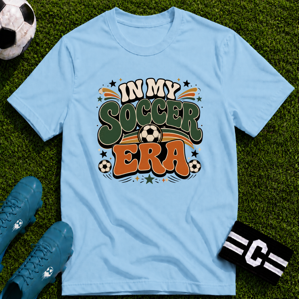 Retro Groovy - In My Soccer Era T-Shirt