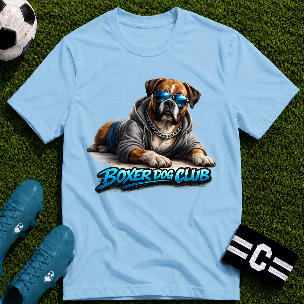 Boxer Dog Club Soccer Graphic T-Shirt