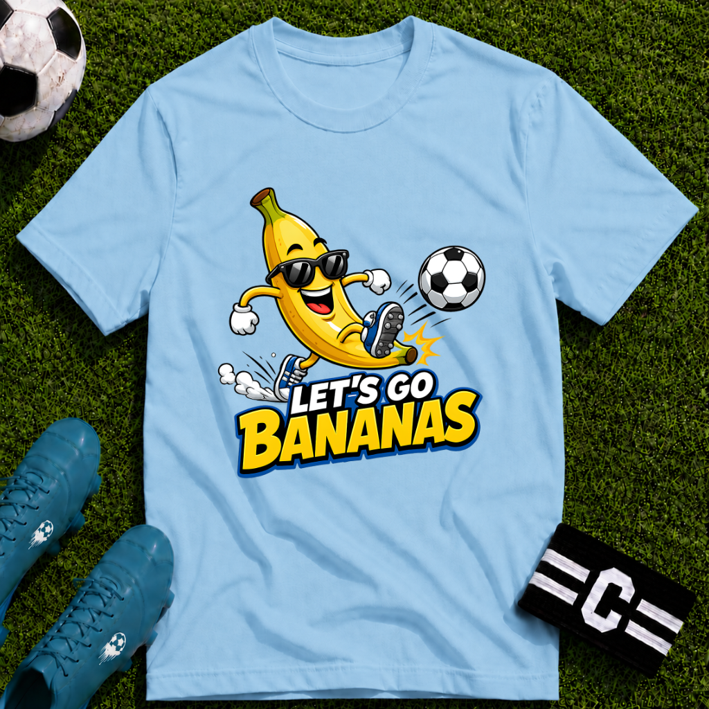 Let's Go Bananas Funny Soccer T-Shirt