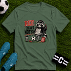 Racoon - Ref I Have Notes Funny Soccer Parent T-Shirt