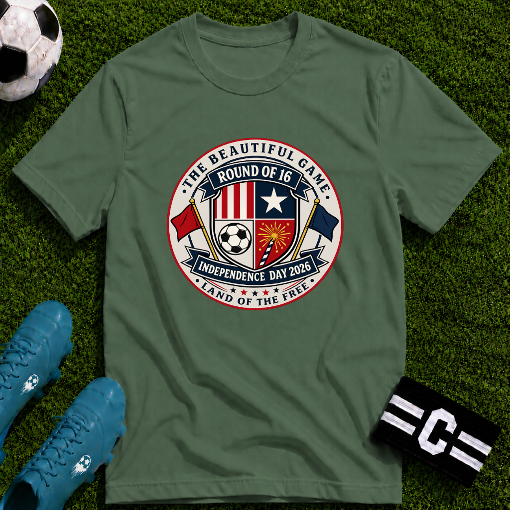 Independence Day - The Beautiful Game Round of 16 T-Shirt
