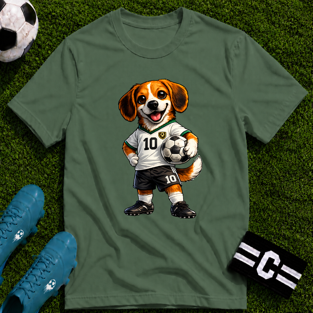 Beagle Soccer Player T-Shirt