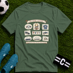 Independence Day - Retro Collage Grid World Cup T-Shirt