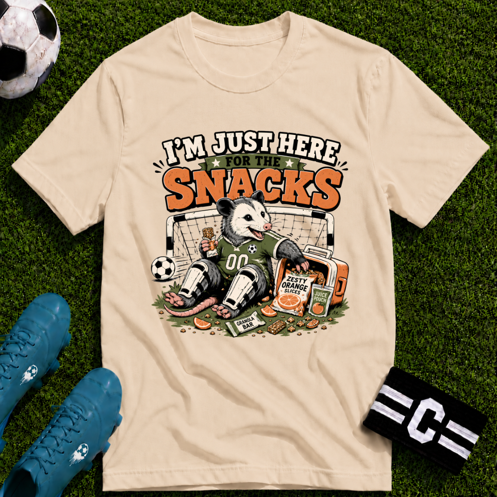 Racoon - I'm Just Here For The Snacks T-Shirt