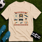 Independence Day - Retro Collage Grid World Cup T-Shirt