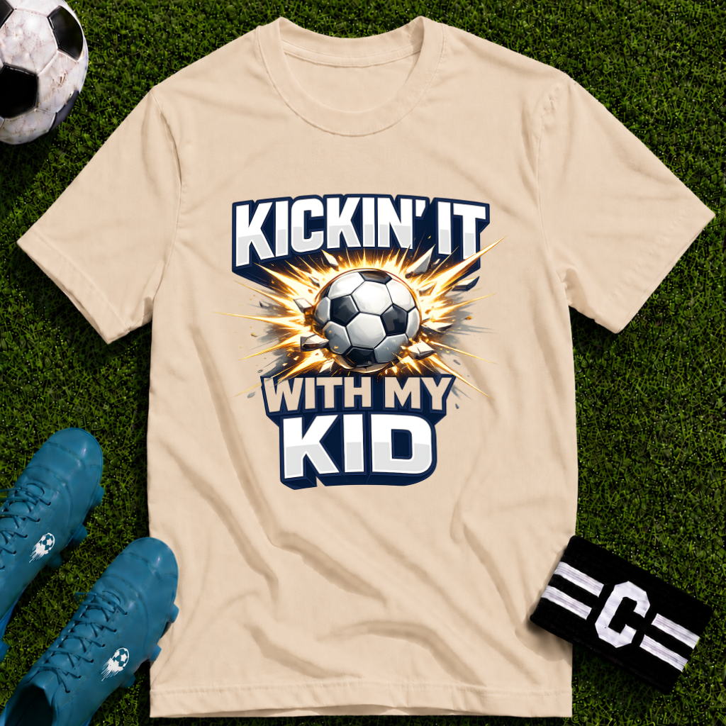 Kickin' It With My Kid Soccer T-Shirt
