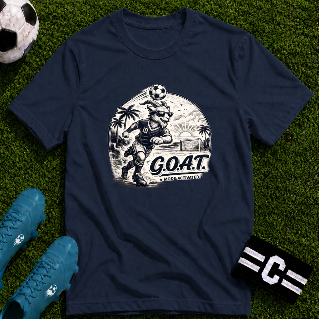 GOAT Mode Soccer T-Shirt