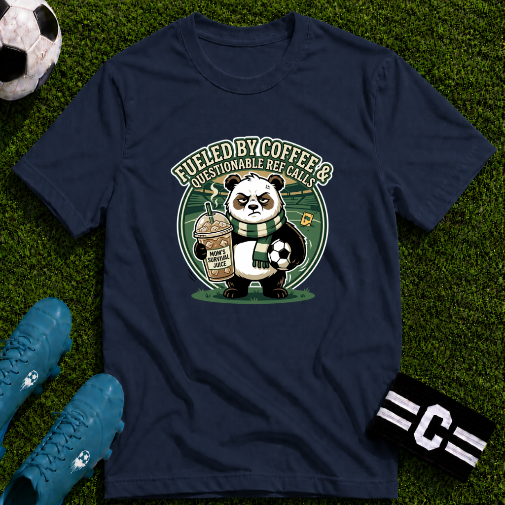 Panda - Fueled By Coffee & Questionable Ref Calls T-Shirt