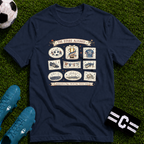Independence Day - Retro Collage Grid World Cup T-Shirt