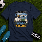 Goose - Weekend Forecast Funny Soccer T-Shirt