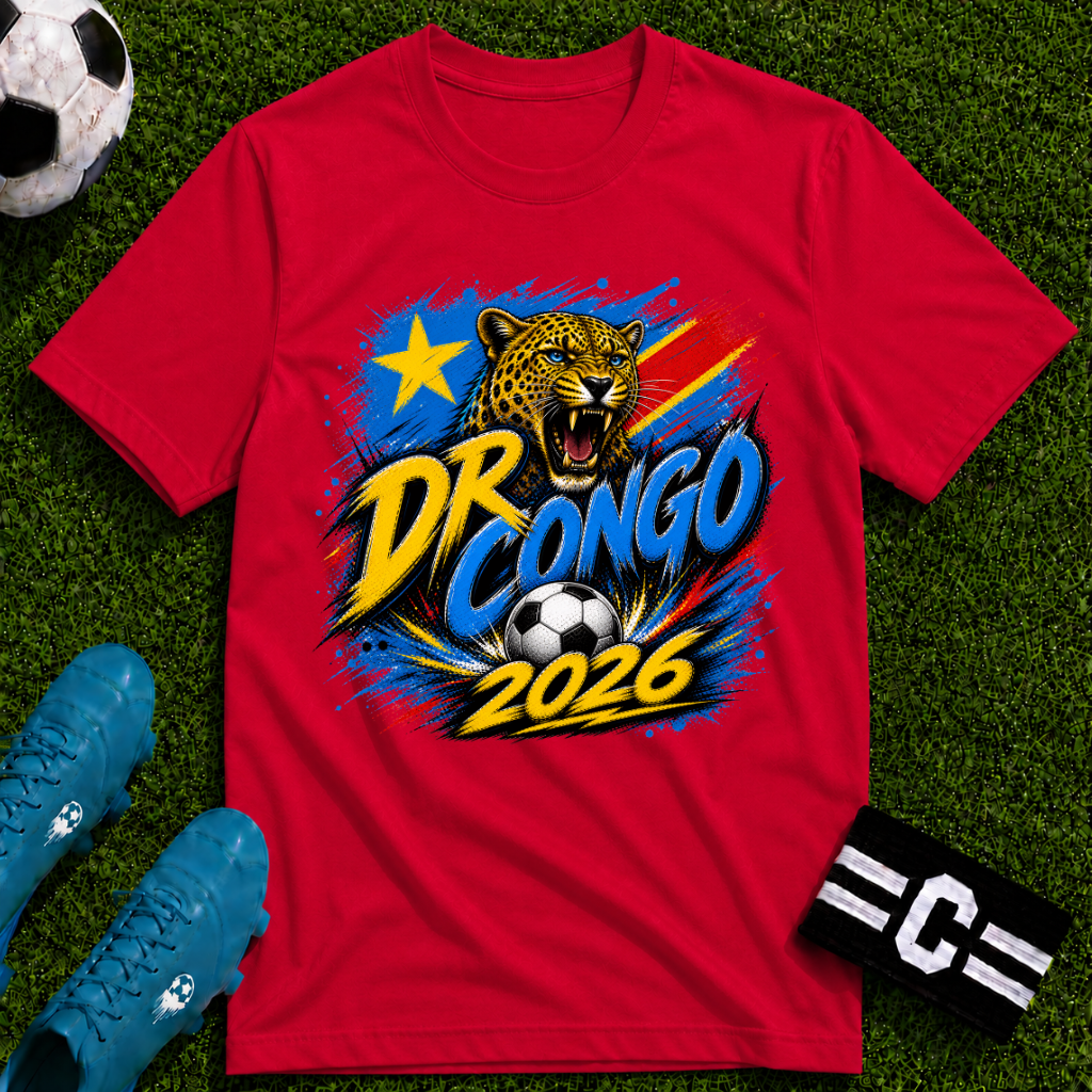 DR Congo 2026 World Cup Graphic T-Shirt