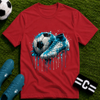Soccer Boot Drip Graphic T-Shirt