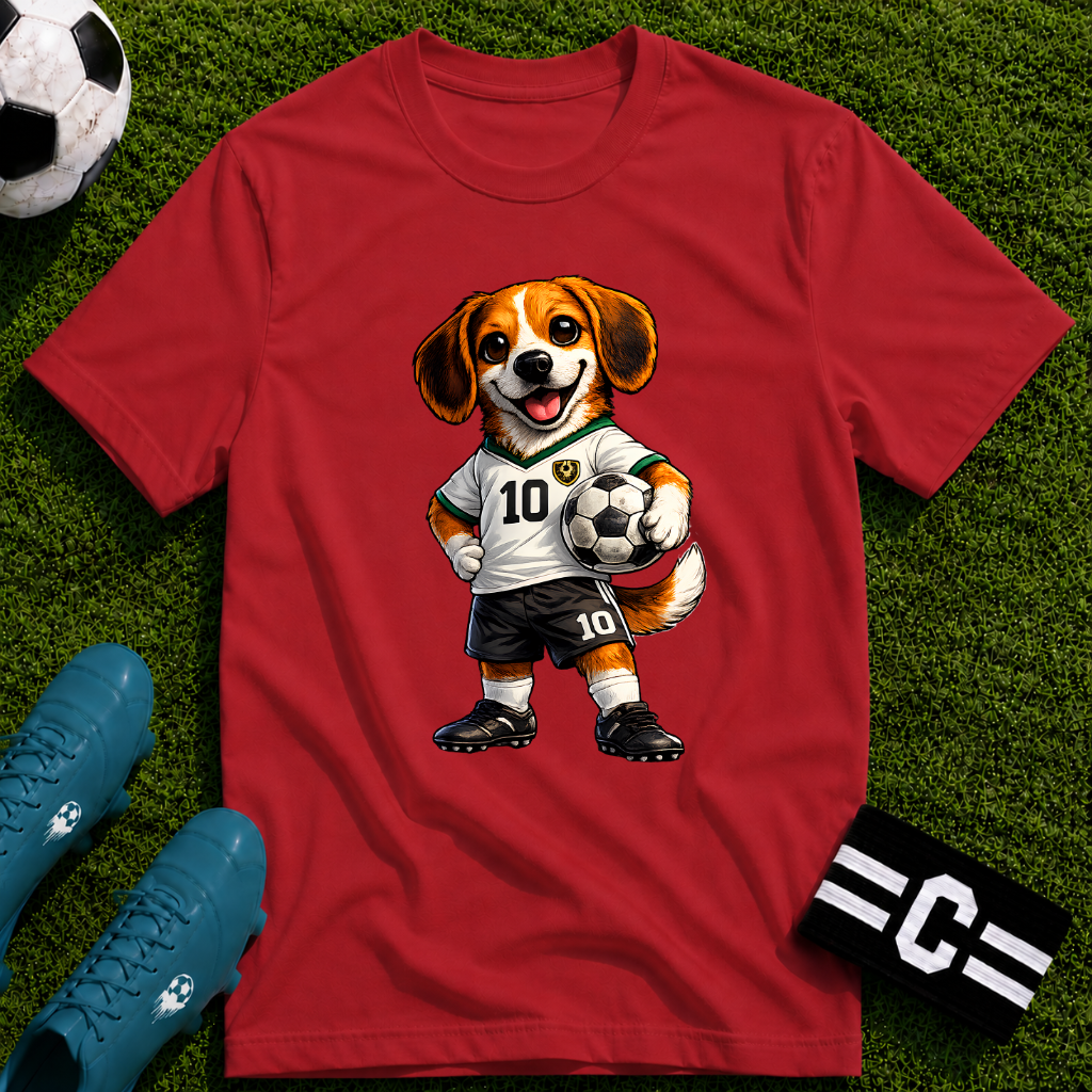 Beagle Soccer Player T-Shirt