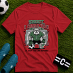 Bulldog Goalkeeper Shoot I Dare You Soccer Graphic T-Shirt