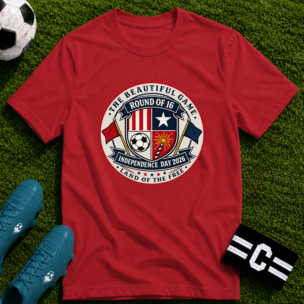 Independence Day - The Beautiful Game Round of 16 T-Shirt