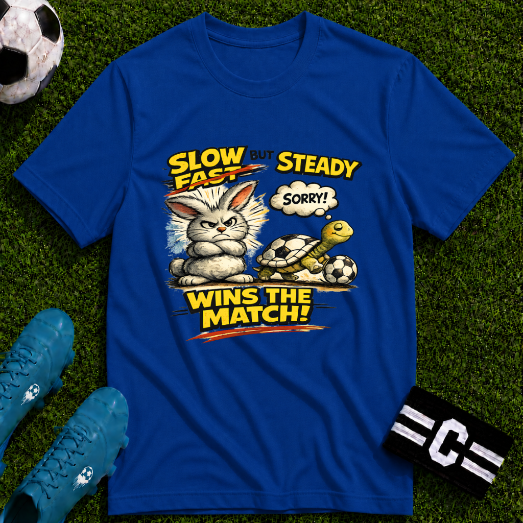 Slow But Steady Wins The Match Soccer T-Shirt