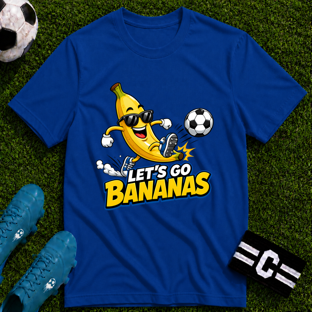 Let's Go Bananas Funny Soccer T-Shirt
