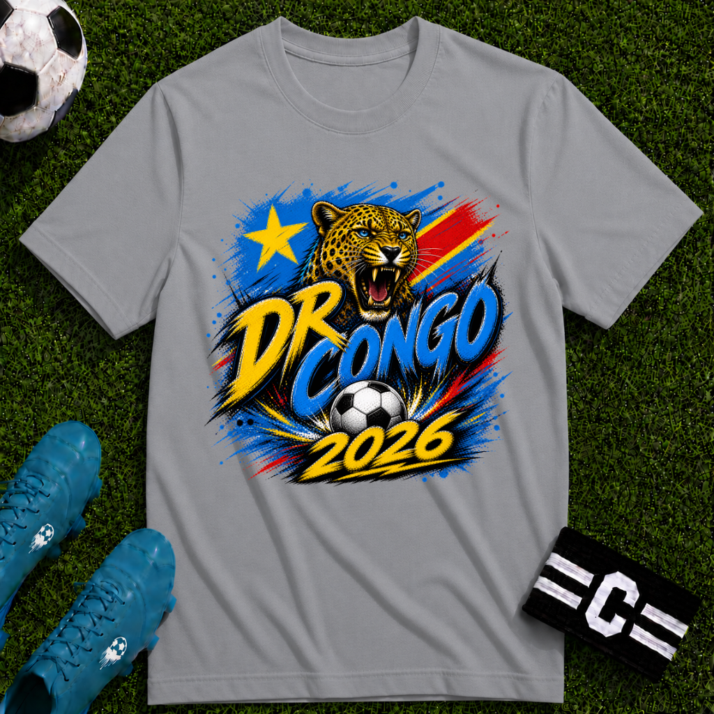 DR Congo 2026 World Cup Graphic T-Shirt