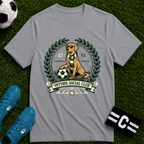 Golden Retriever Offside Social Club Soccer T-Shirt