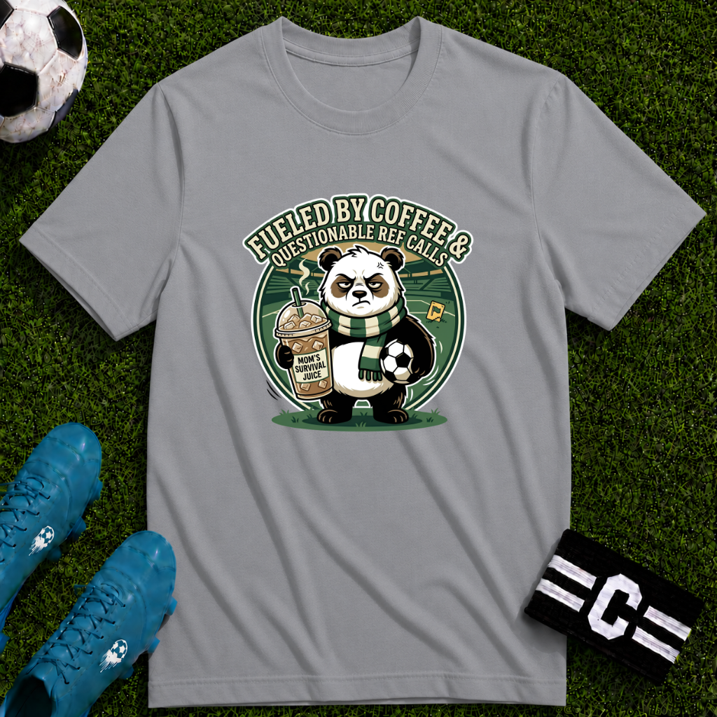 Panda - Fueled By Coffee & Questionable Ref Calls T-Shirt