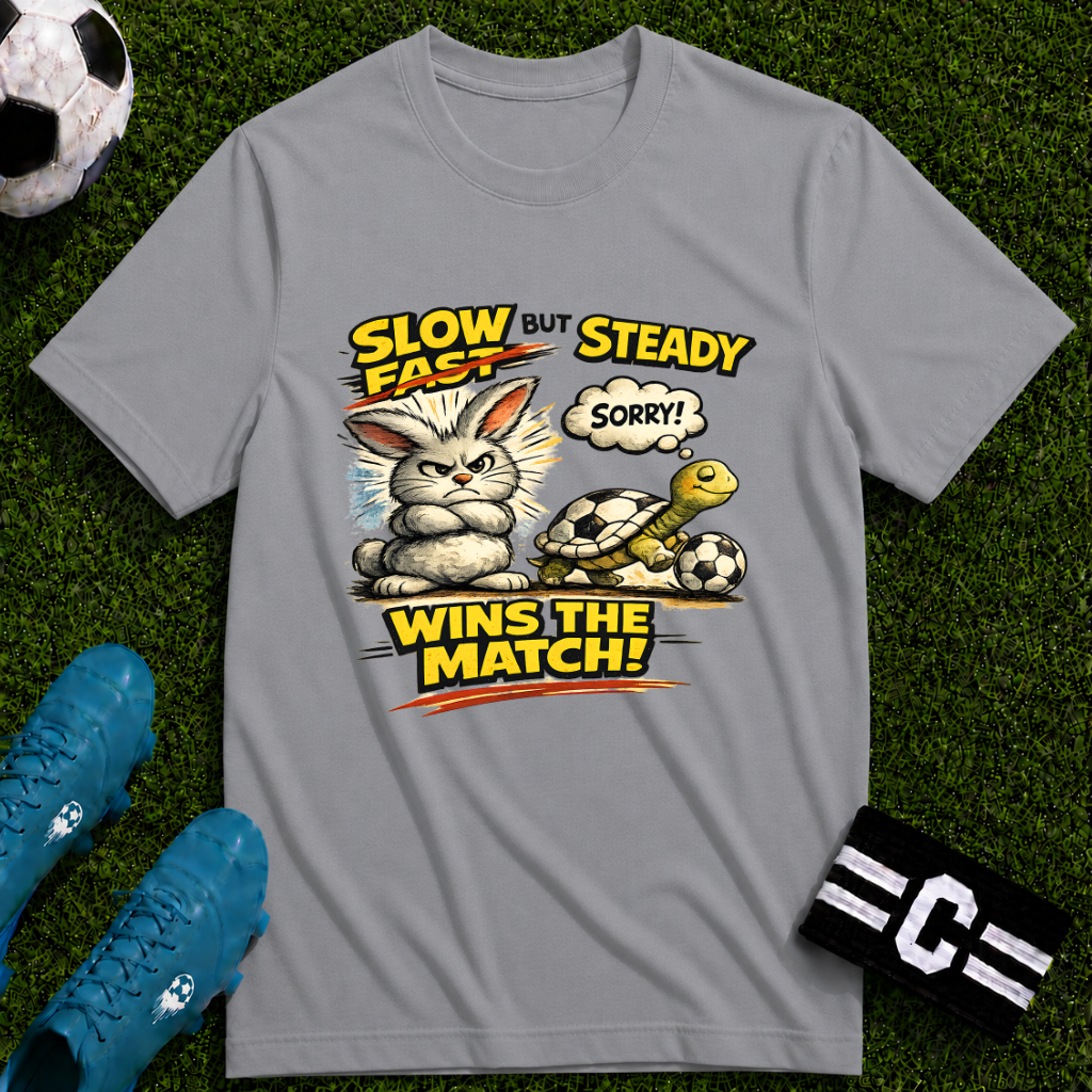 Slow But Steady Wins The Match Soccer T-Shirt