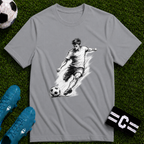 Soccer Strike Pencil Art Sketch T-Shirt
