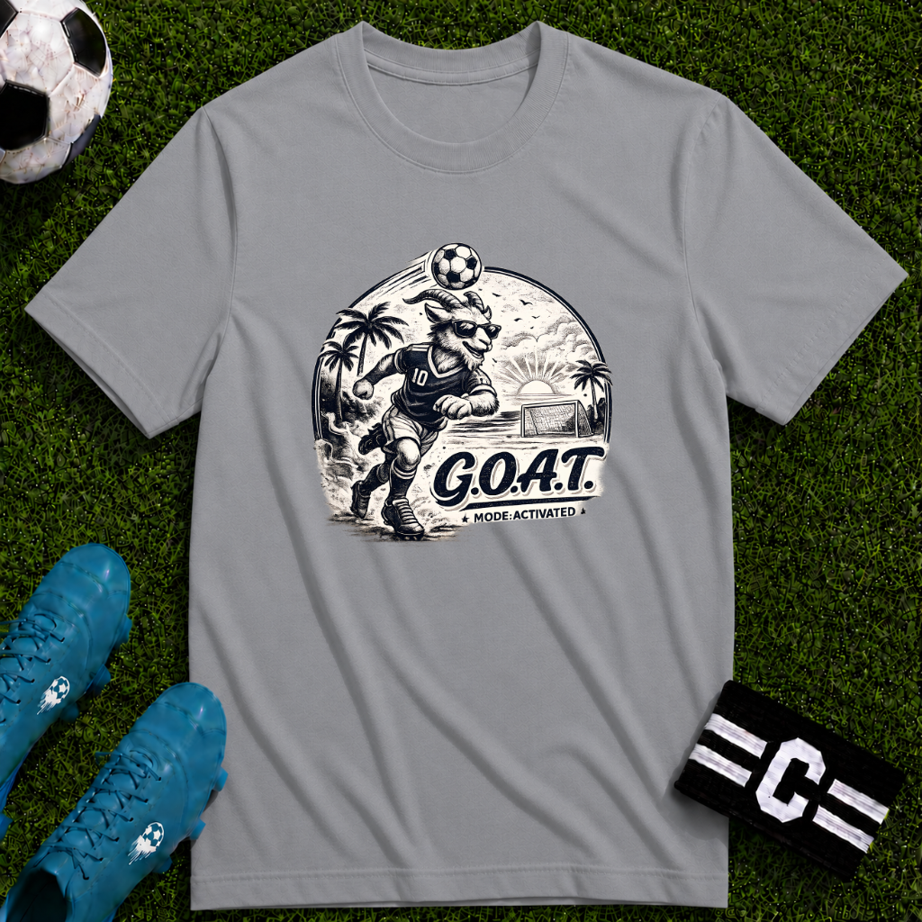 GOAT Mode Soccer T-Shirt