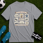 Independence Day - Retro Collage Grid World Cup T-Shirt