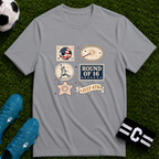 Independence Day - Retro Collage Grid World Cup T-Shirt