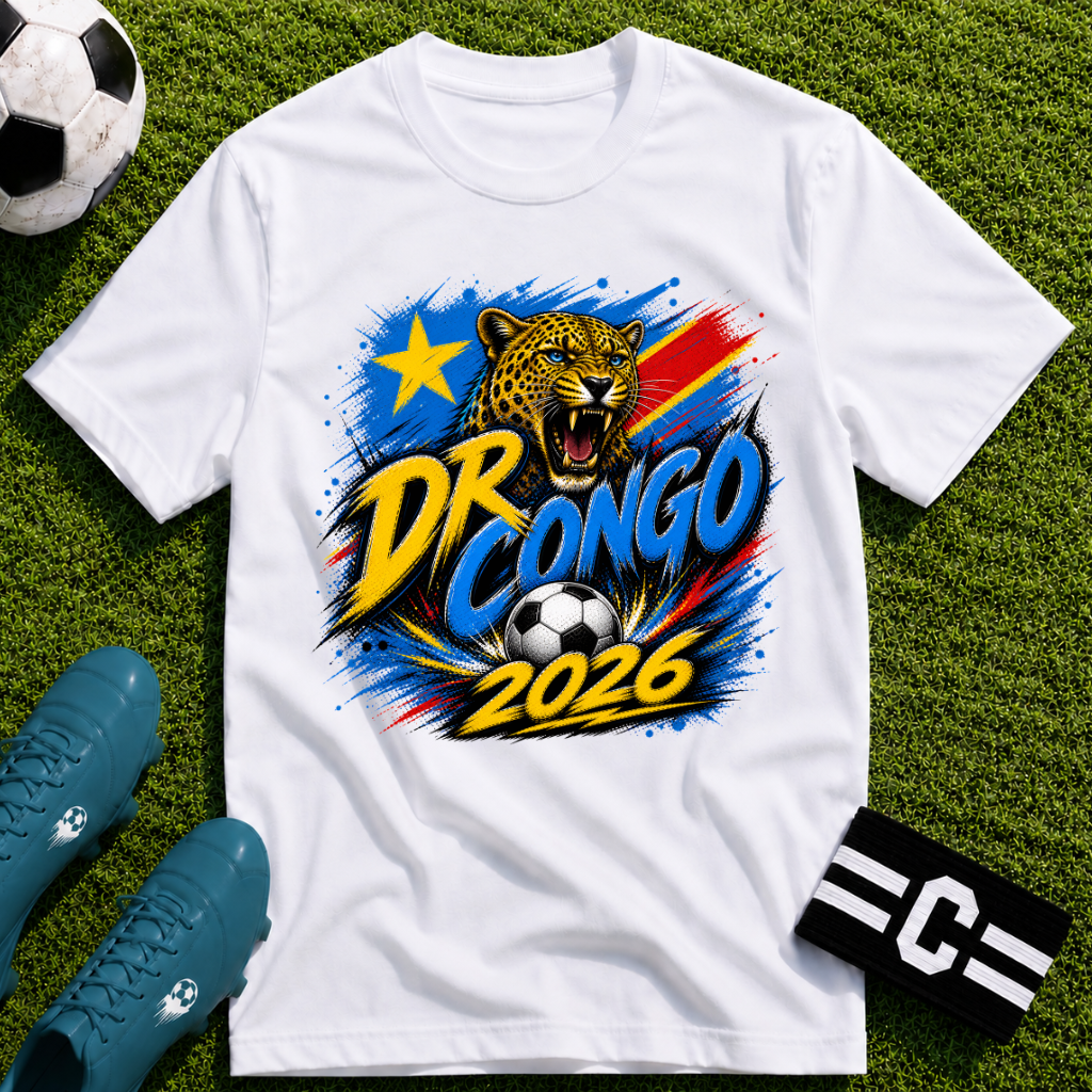 DR Congo 2026 World Cup Graphic T-Shirt