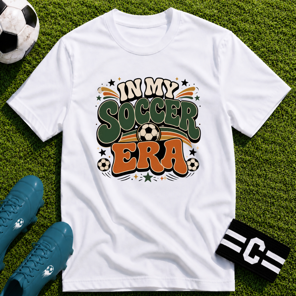 Retro Groovy - In My Soccer Era T-Shirt