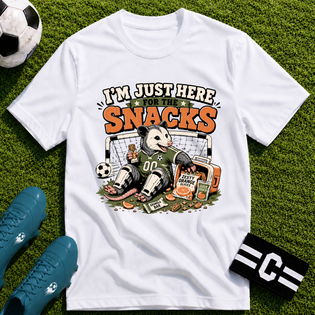 Racoon - I'm Just Here For The Snacks T-Shirt