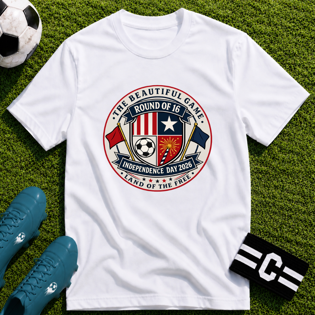 Independence Day - The Beautiful Game Round of 16 T-Shirt