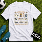 Independence Day - Retro Collage Grid World Cup T-Shirt
