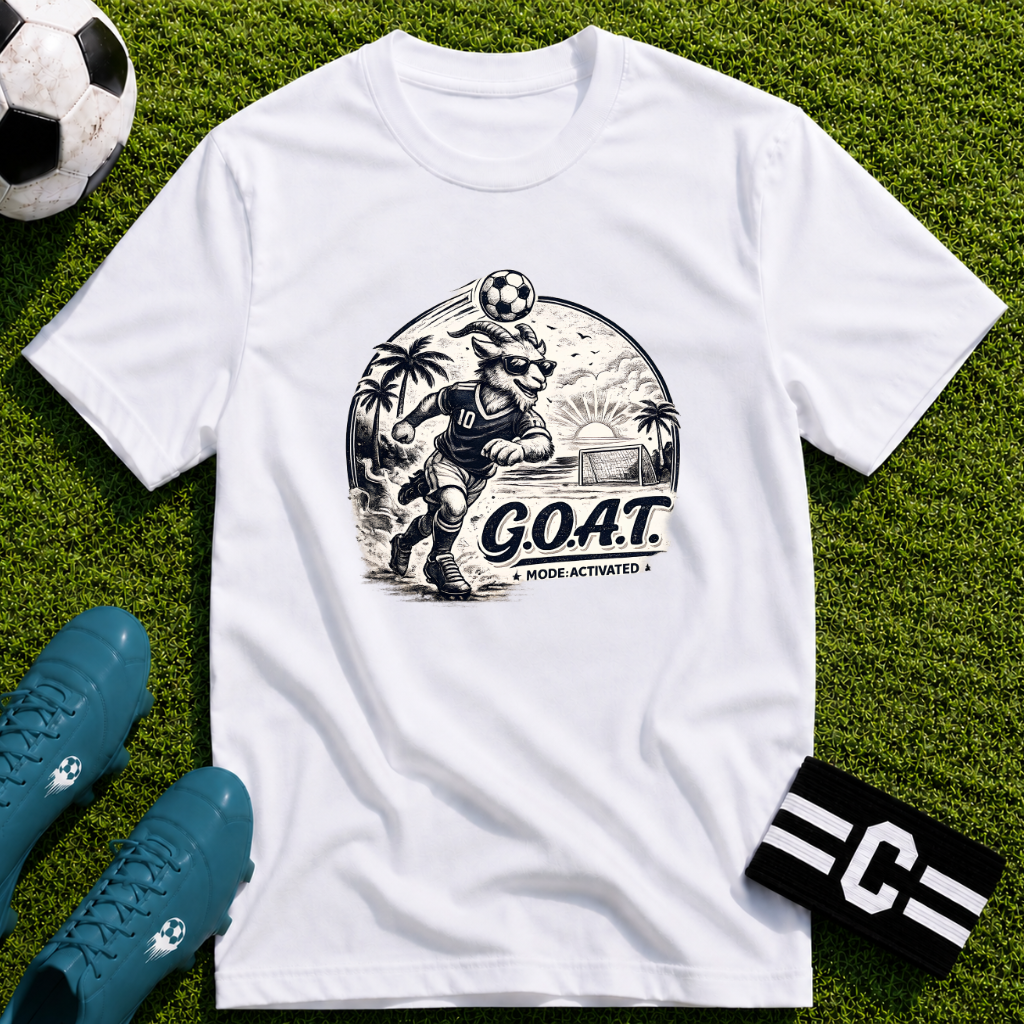 GOAT Mode Soccer T-Shirt