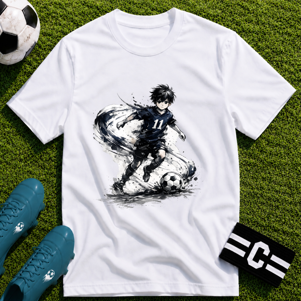 Anime Soccer Winger Graphic T-Shirt