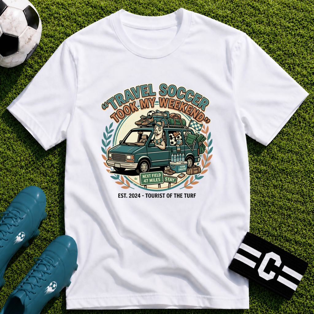 Llama - Travel Soccer Took My Weekend - Funny Soccer Parent T-Shirt