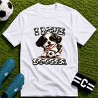 Cute Shih Tzu I Love Soccer T-Shirt