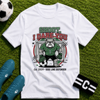 Bulldog Goalkeeper Shoot I Dare You Soccer Graphic T-Shirt