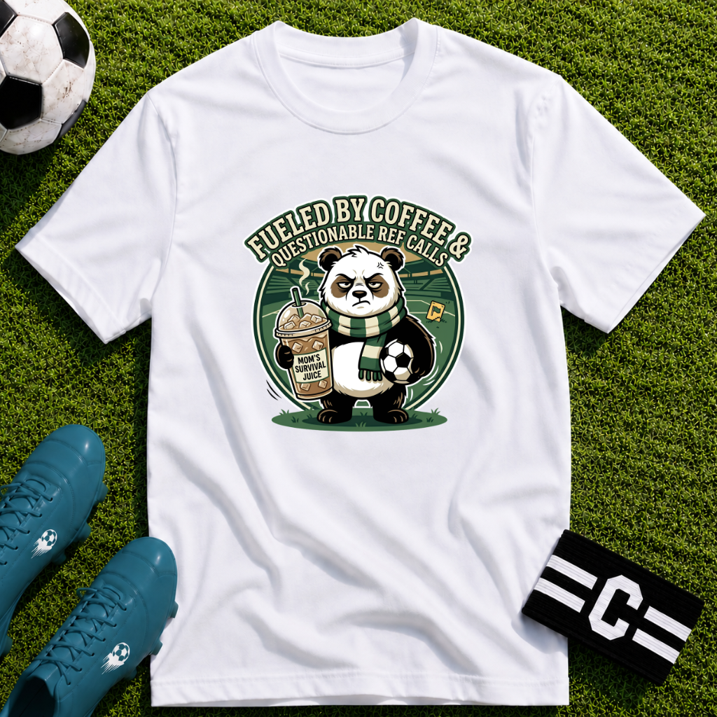 Panda - Fueled By Coffee & Questionable Ref Calls T-Shirt