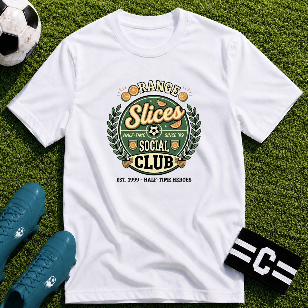 Orange Slices Social Club Funny Soccer T-Shirt