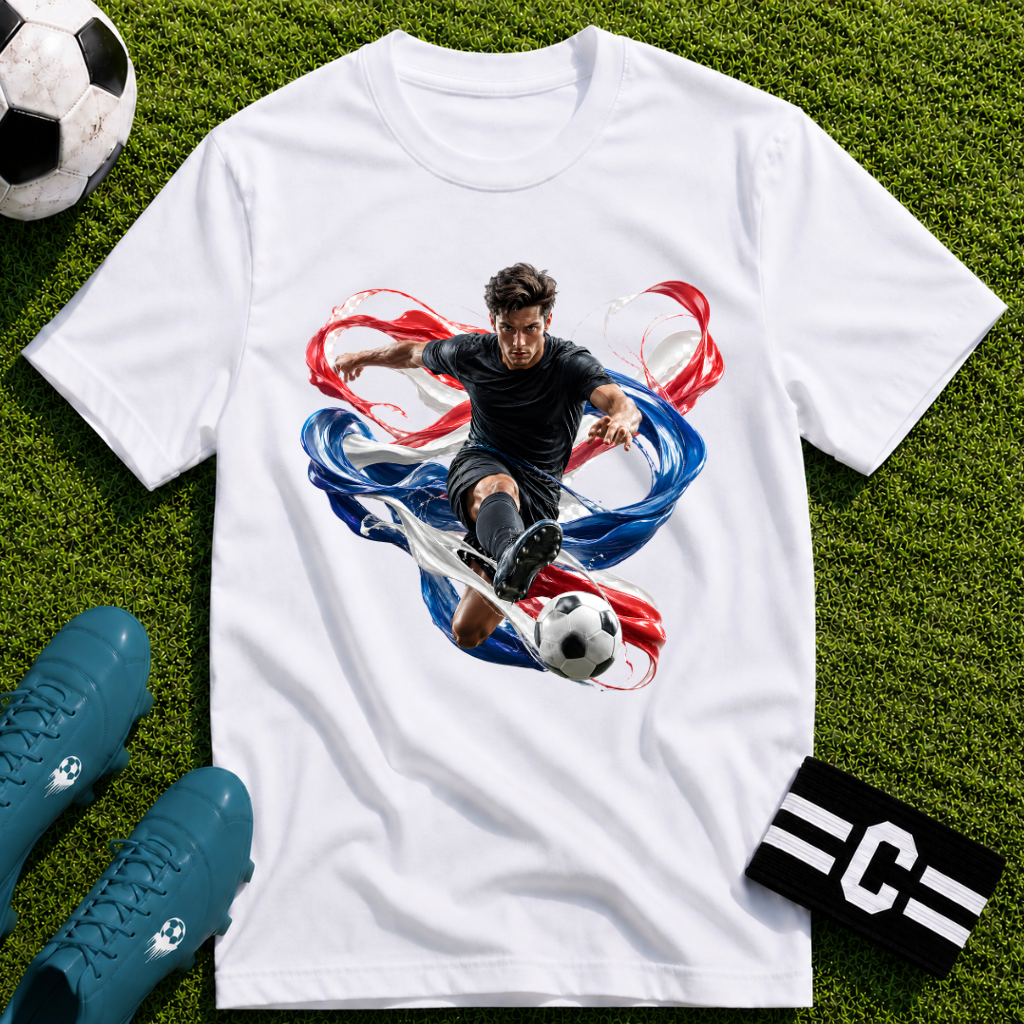 Hyper-realistic 3D Soccer Pride T-Shirt
