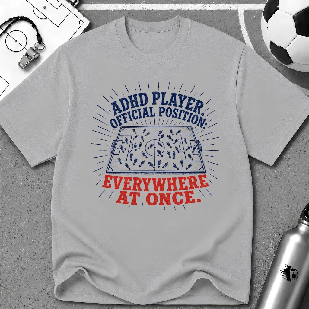 ADHD Player Official Position T-Shirt - soccer fan t-shirt | GoalRush Studio