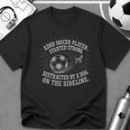ADHD Player Started Strong T-Shirt - soccer fan t-shirt | GoalRush Studio
