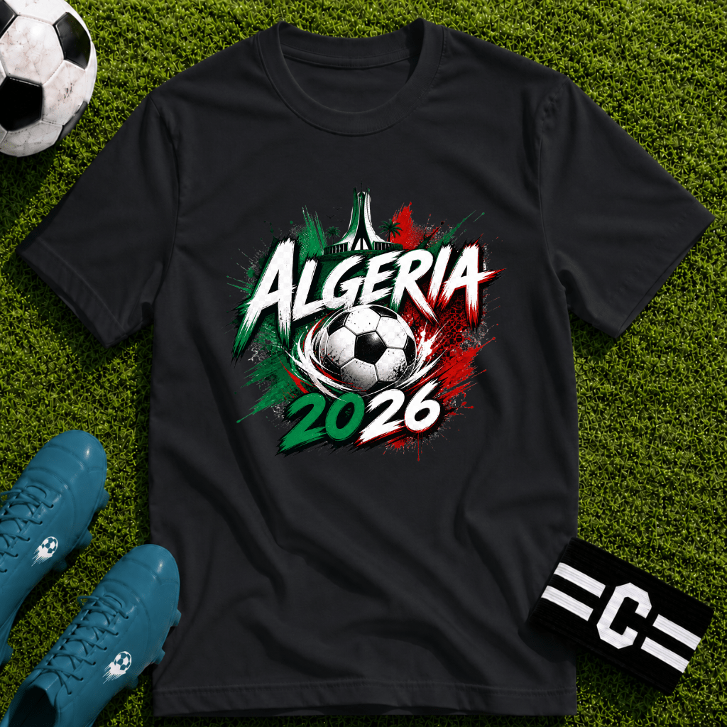 Algeria Graphic T-Shirt - soccer fan t-shirt | GoalRush Studio
