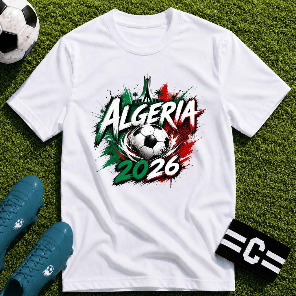 Algeria Graphic T-Shirt - soccer fan t-shirt | GoalRush Studio