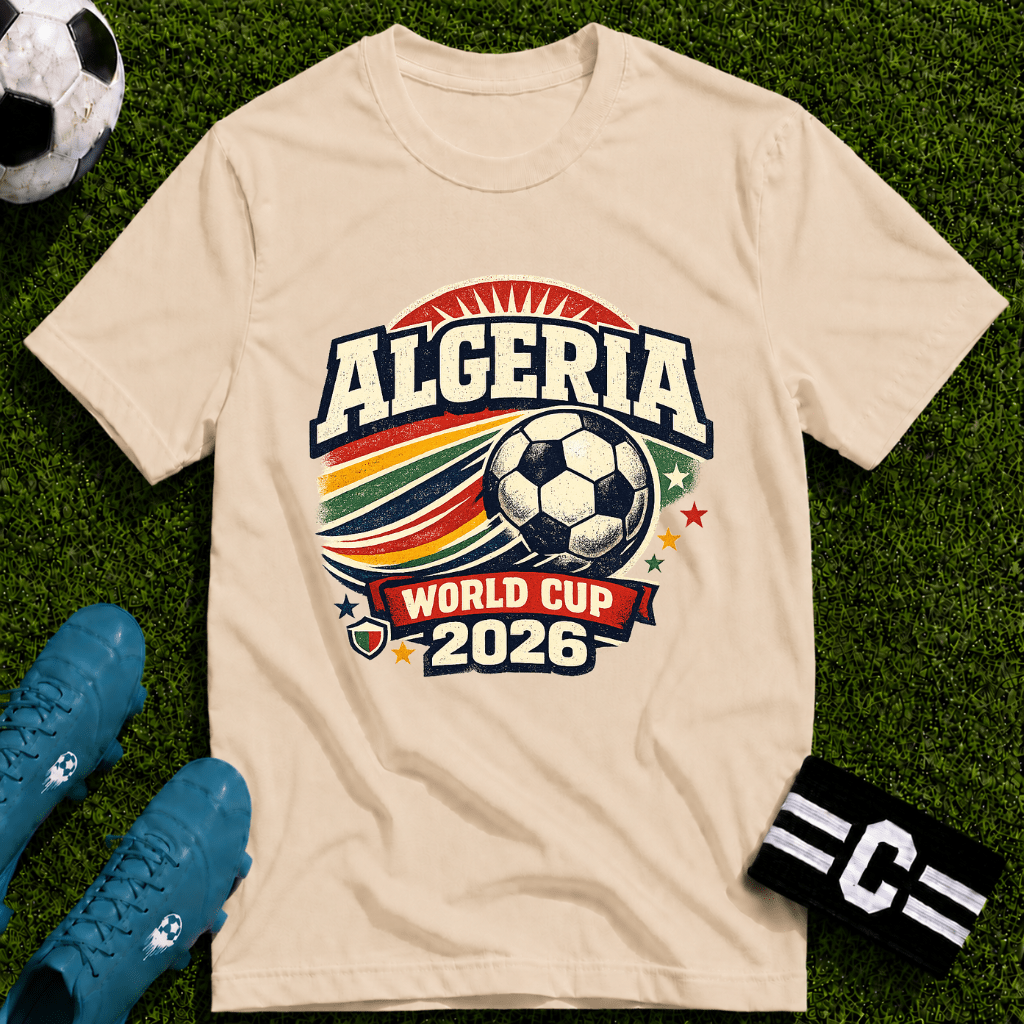 Algeria Retro T-Shirt - soccer fan t-shirt | GoalRush Studio