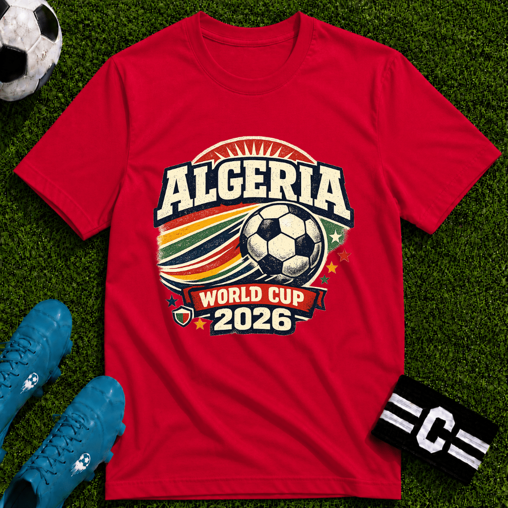 Algeria Retro T-Shirt - soccer fan t-shirt | GoalRush Studio