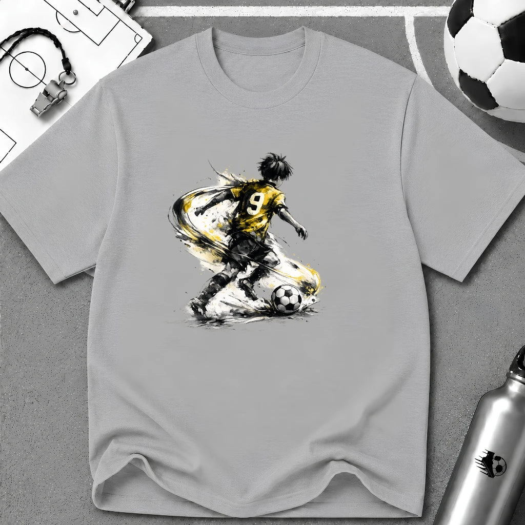 Anime Football Striker T-Shirt - soccer fan t-shirt | GoalRush Studio