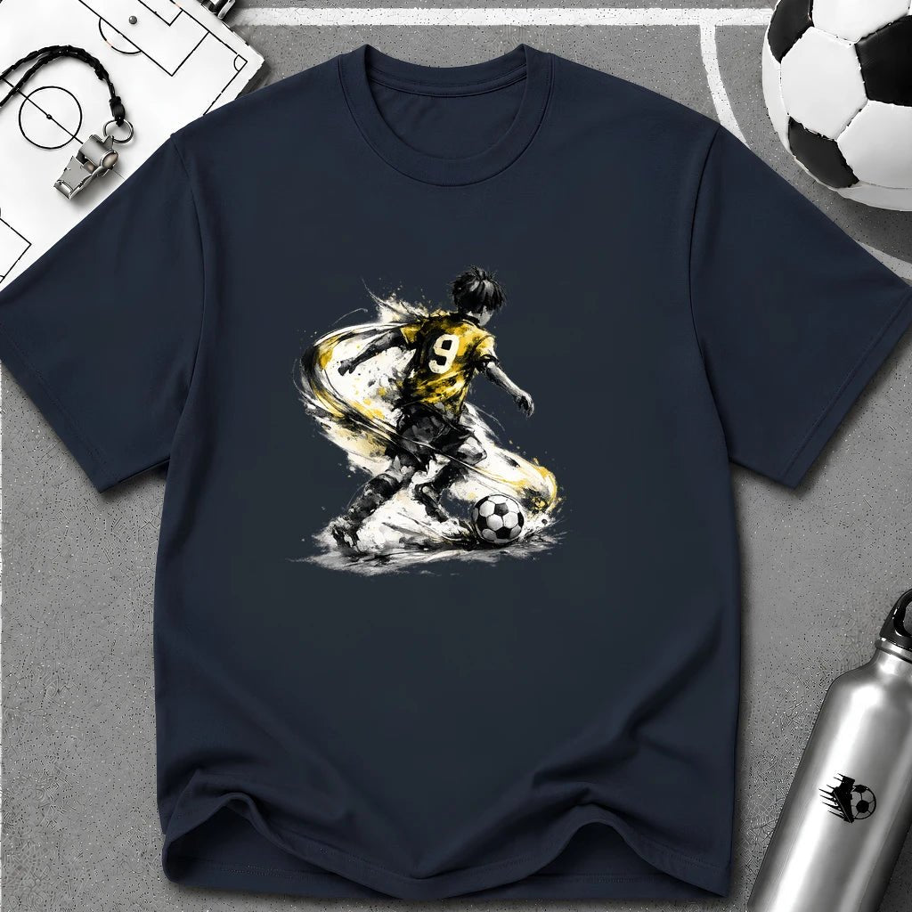 Anime Football Striker T-Shirt - soccer fan t-shirt | GoalRush Studio